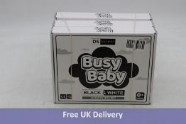 Three DS Brands Busy Baby Sensory Box Kit, Black & White Kit