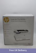 HP LaserJet Pro (A4) Mono Laser Ethernet Printer 256MB 2-Line LCD 38ppm 80,000 (MDC) M404n, White