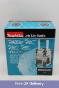 Makita Job Site Radio, MR002GZ01, White
