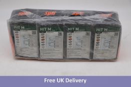 Four SPIT Fasteners 060092 Hit, M 8 x 90/60, Hammer plug with Collar, 50 pcs