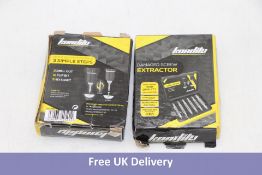 Eighteen Konditu Professional Damaged Screw Extractor Sets, 6 Piece Sets, Remove Any Stripped Or Dam