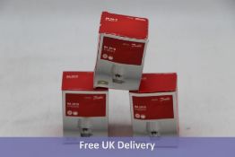 Four Danfoss 013G2910 Fixed Thermostat Radiator Valve Sensors