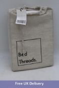 Bedthreads French Flax Linen Flat Sheet, Twin XL