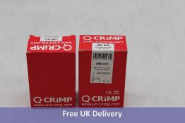 Thirty Boxes Q Crimp Cable Clips for 2.5mm T and E Cable, Grey, 100 Clips per Box