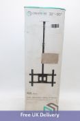 Onkron N2l 32"-80" Fully Adjustable Ceiling TV Mount, Black