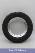 Sip Scooter Wheel and Tyre, Wheel KBA 50134,2.10 x 10, Tyre 3.50-10 59P. Some marking to Wheel