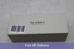 TAPWITHUS Tap Strap 2, Wearable Keyboard and Mouse, Black, Small, TBNX-S-BLK-US. Box damaged
