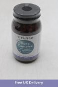 Four Bottles Viridian Bone Complex with Calcium and Magnesium 90 Capsules, Batch 18123033, Expiry 02