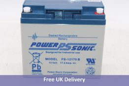 Two Power Sonic Batteries, PS-12170 B, 12V, 17ah