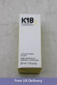 K18 Molecular Repair Hair Oil, 30ml. Box damaged