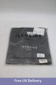 Three Illusive London Tshirts to include 1x Trident Double Layer Box Tshirt, Black, Size S and 2x Dr