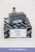 Honeywell BZE72RQ8PG Limit Switch, Top Roller Plunger, SPDT, 6 A, 120 V, 3.61 N, BZ Series