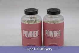 Two Powher Women's Fat Burner Dietary Supplement, 180 Capsules