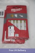 Five Milwaukee Special Application Wood Jigsaw Blades Pack of 5 T101BR