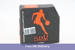 FlexU Supreme Kinesiology Tape Pre-Cut Bulk, Black, Size 35.05 metre