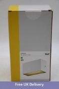 SLV Sitra M WL Up/Down Outdoor LED Wall Mounted Light, White, 14W