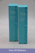 Two Tula Skincare Secret Solution Pro-Glycolic 10% Resurfacing Treatment Toners, 90ml
