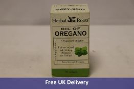 Twelve Packs of Herbal Roots Extra Strength Oil of Oregano, Easy to Swallow Softgel Capsules, 90 per
