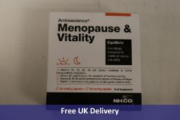 Four Aminoscience Menopause and Vitality Supplement, 4 Week Supply. Expiry 10/2024