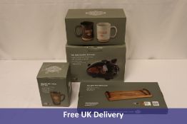 Harley Davidson Official Merchandise to include 10x Sculpted Stackable Mug Set, 9x Engraved Bar and