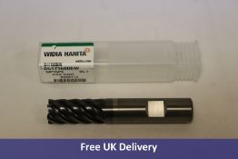 Eight Widia Hanita Solid Carbide End Mills, 6 Flutes, 16mm Milling Dia, 32mm Length of Cut, D5171600