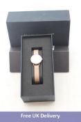 Daniel Wellington Woman's Petite 24 Melrose Watch, Rose Gold/White