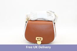 Ralph Lauren Leather Medium Tanner Crossbody Bag, 15 x 20 x 7cm