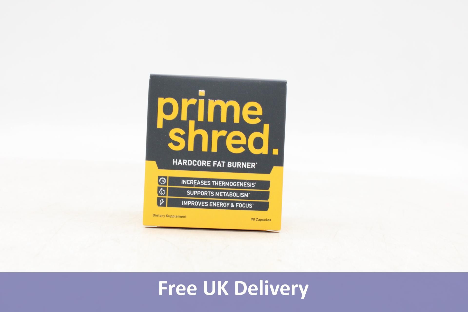 Three Prime Shred Hardcore Fat Burner, 90 Capsules