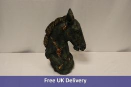 Gift Garden Hand Made Decorative 38cm Horse Head Sculpture