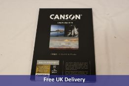 Two Canson Infinity Inkjet Fine Art and Photo Paper, 25 Pack