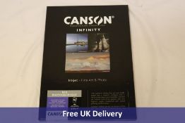 Two Canson Infinity Inkjet Fine Art and Photo Paper, 25 Pack