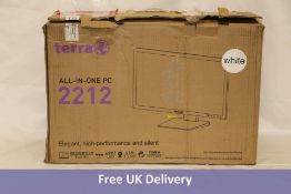 Terra All-In-One-PC 2212 R2 with Greenline Touch, Windows 10, White. Box Opened, Not Tested