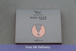 Ten Vixi Professional Nail Glue with Prep File, 5 Per Pack, 3G