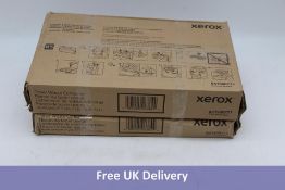 Two Xerox 641S00777 Waste Toner Containers