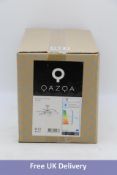 Qazqa Ceiling Fan with Light Grey