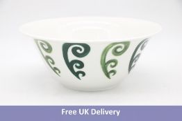 Land Of Belle Athenee Two Tone Green Large Bowl, 23cm Diameter, 10cm Height