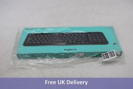 Logitech K360 Wireless Keyboard, Black