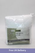 Five HighLiving Quilted Mattress Protectors, King 152x200+30cm, Damaged Packaging