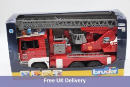 Bruder Fire Engine, Red, Age 4+, Box Damage
