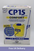 Cooper Pegler 584405 CP15 Evolution Back Pack Sprayer 15L, Yellow/Blue, Box Damage