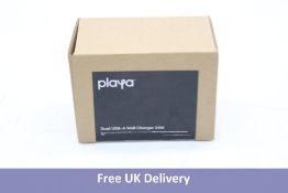 Four Playa 24W Dual USB-A Wall Chargers, Sealed