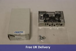 Twenty-Four Festo Manifold Sub Bases, NAW-1/4-01-VDMA, 161102