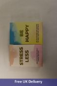 One Stress Less Cards, Pack of 12 and 1x Be Happy Activities Cards, Pack of 12