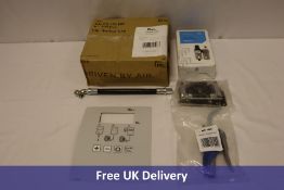 Fourteen PCL Tyre Inflator Unit Spares to include 6x Radiator Fillers, RF104, 3x Air Treatment 1/4 F