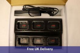 Kirisun Six Way Unit Multi-Slot Rapid Charger