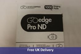Twelve Packs of General Optics Go Edge Pro ND Edging Pads, 1000pcs Per Pack