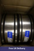 Two Fernco SC385 Shear Banded Pipe Couplings, 360mm to 385mm OD