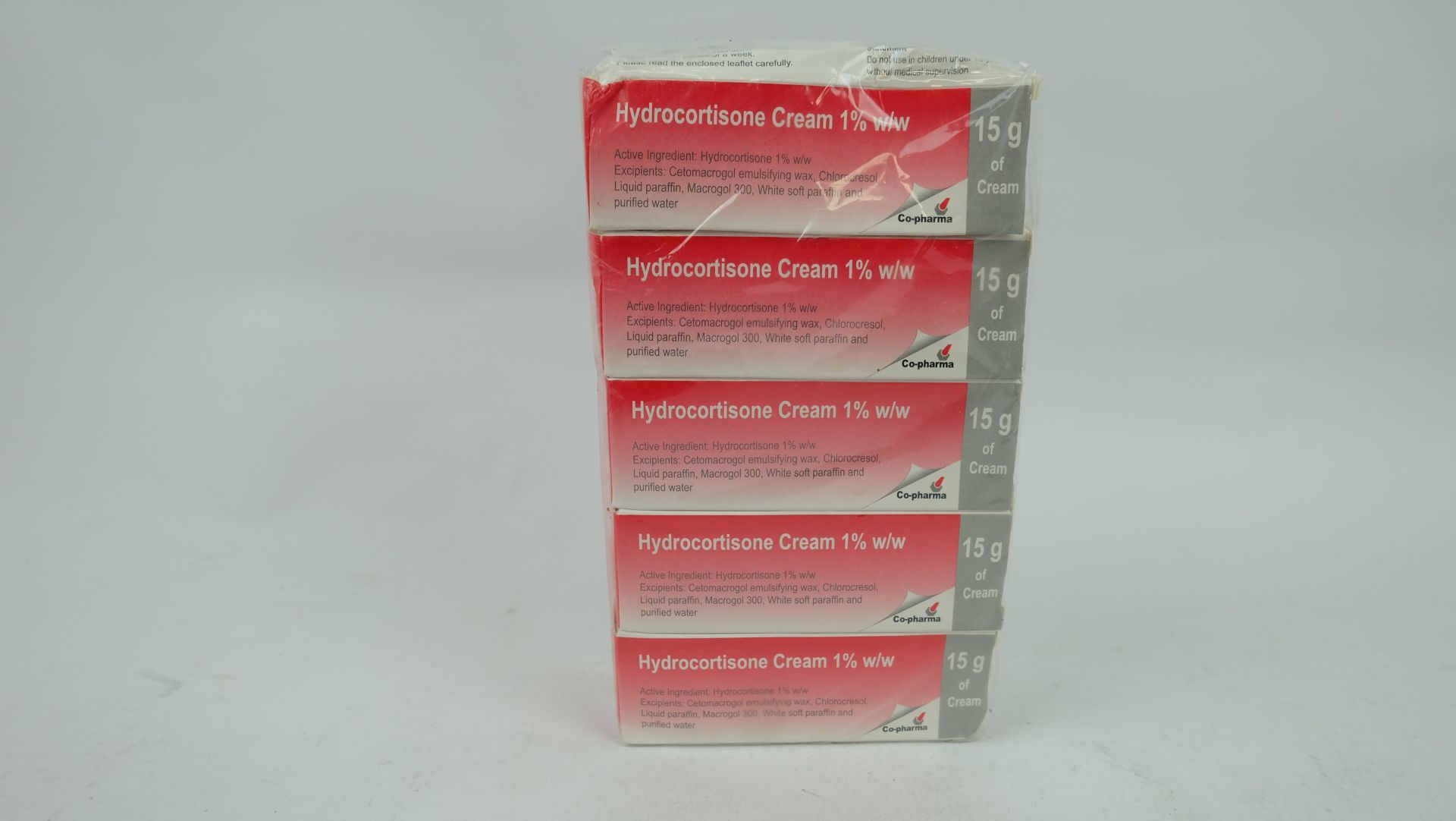 10x Hydrocortisone Cream 1% W/W, 15g