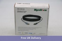 Wyre Storm Technologies 24GBPS 4Core Optical 20M HDMI Cable, Black