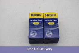 Two Hengst Filtration Oil Filter, 1005301B R928022605